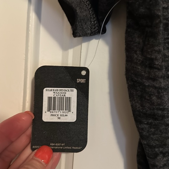 Women’s Reebok Dark Gray Athletic Top - Picture 4 of 4